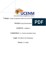 Trabajo:: Cuadro Comparativo Sobre Las Normas ISO 9000 e ISO 14000