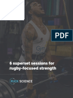 6 Superset Sessions For Rugby Focused Strength