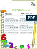 Activdades - Ordenar - Descomponer