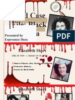 Cold Case File: Black Dahlia: Presented by Esperanza Daza