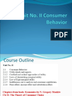 Unit No. II Consumer Behavior