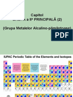 Grupa IIA (2) - Metale - Alcalino-Pamantoase