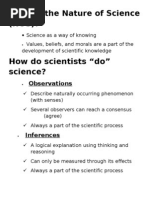 What Is The Nature of Science?