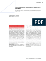 ECOLOGIA POLÍTICA, JUSTIÇA E EDUCAÇÃO AMBIENTAL CRÍTICA