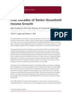 Four Decades of Senior Household Income Growth: New Evidence From The Survey of Consumer Finances