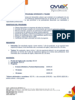 Programa INTERNSHIP TRAINEE OVLEX 2021-2022