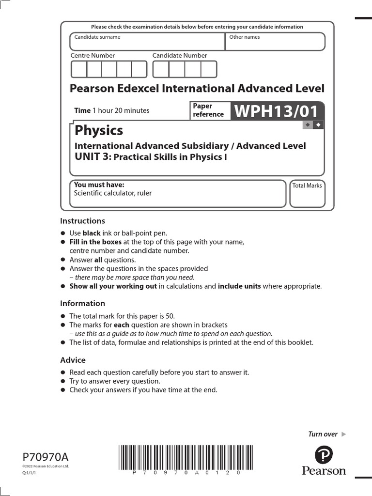 Jan 2022 Phy Unit 3 QP | PDF | Electrical Resistance And Conductance ...