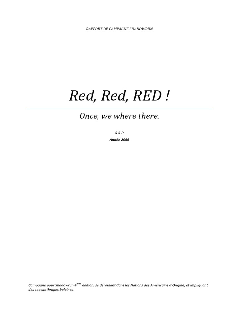 Résumé RRR | PDF