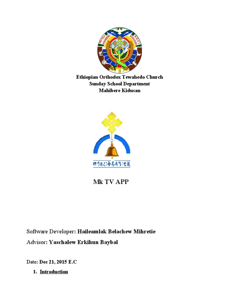 MK TV App Development for Believers | PDF | Software Development ...