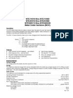 NTE MOV electrical specifications