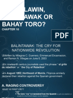 Gec-102 Chapter10 Pugadlawwain Balintawak or Bahaytoro