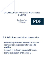 Discrete Mathematics Notes on Relations