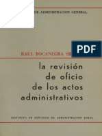 1977 - 460 - Revisión de Oficio de Los Actos Administrativos