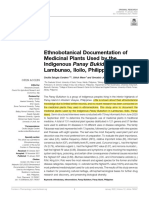 Ethnobotanical Documentation of Medicinal Plants Used by The Indigenous Panay Bukidnon in Lambunao, Iloilo, Philippines