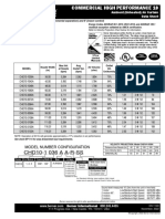 Berner Commercial High Performance 10 Ambient Air Curtain Data Sheet