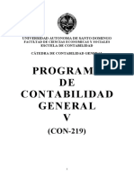 Programa de Contabilidad General V (Con-219)
