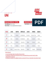 Horario Anual UNI 2023