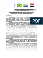 Principios éticos y políticos MERCOSUR TS