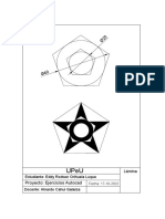 Proyecto: Ejercicios Autocad: Estudiante: Eddy Rodwer Orihuela Luque