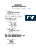 Propedeutico Programa de Estudio