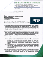 Informasi BPOM Albendazole Suspensi