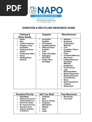 Recycling guide 