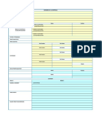 Self-assessment report template for suppliers