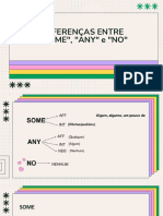 Diferenças entre some, any e no