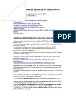 Cambiar la cinta de opciones en Excel 2007 o 2010