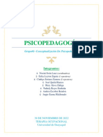 Grupo#1 - Conceptualización de Psicopedagogía - Final