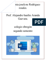 Proyecto Informatica Funciones de Word Tania Rosales