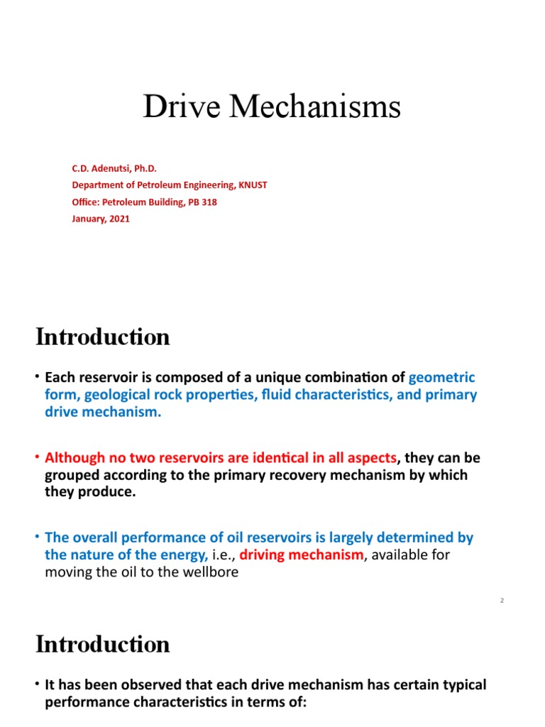Primary Oil Reservoir Drive Mechanisms A Comparative Analysis of Rock and Liquid Expansion