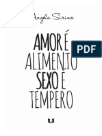 O Amor É Alimento e o Sexo e Tempero