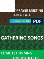 1st Friday Prayer Meeting A3 and A4