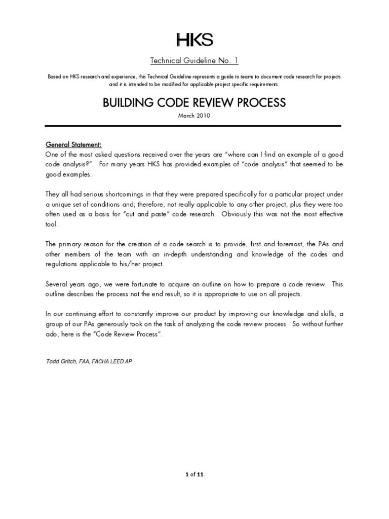 Code Review Process | PDF | Wall | Building