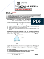 Prueba de Desarrollo 2 (A) 2022-20: Asignatura