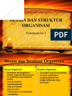 Desain Dan Struktur Organisasi