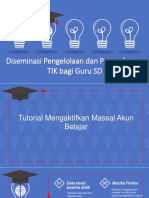 Diseminasi Pengelolaan Dan Pemanfaatan TIK Bagi Guru SD: SDN Tawangrejo II, 25 Maret 2022