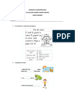 Evaluacion Español