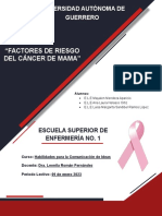 Factores Riesgo Cáncer Mama