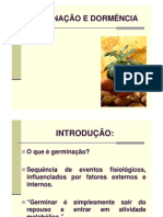 Germinacao e Dormencia