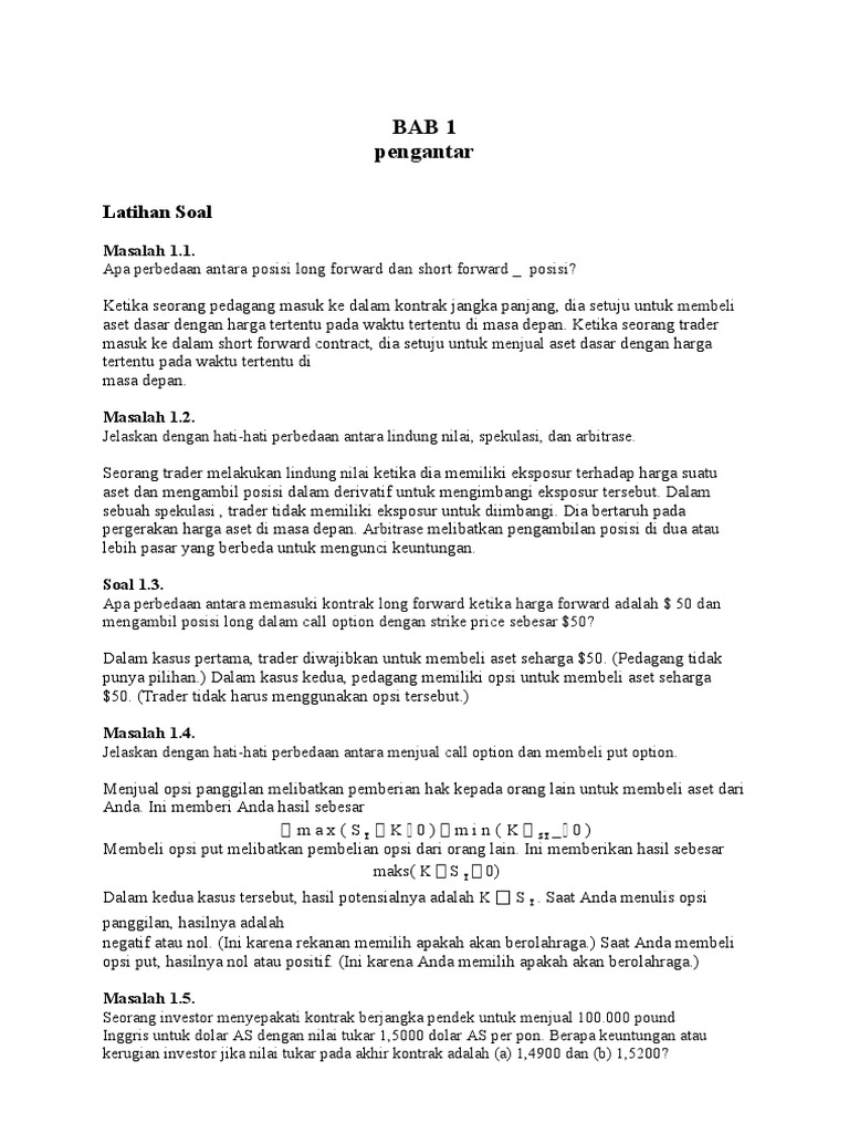 Solutions Manual For Options Futures and Other Derivatives 9th Ed | PDF