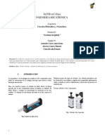 Cilindro neumático de doble efecto y válvulas 3 y 5 vías