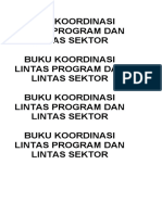 Buku Koordinasi Program dan Sektor