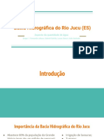 Apresentação Grupo 1 - Rio Jucu - Aspecto Da Quantidade de Água