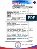 001 2023 COMUNICADO Inscripcion Materias de Carrera