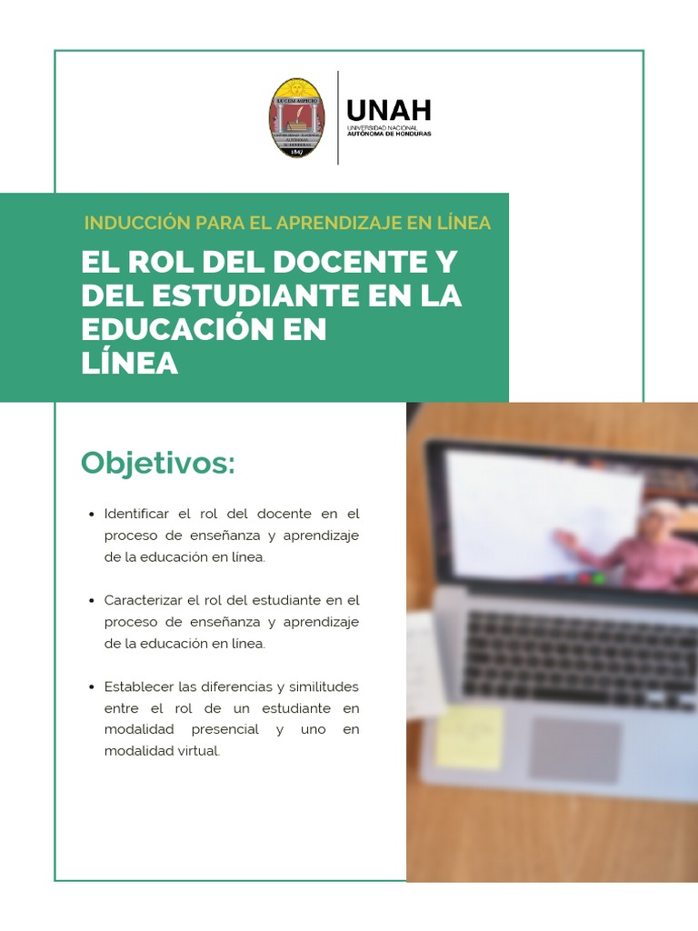 Características Del Docente y Del Estudiante en Línea | PDF | Maestros ...