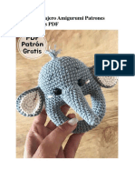 Elefante Sonajero Amigurumi Patrones Faciles Gratis PDF