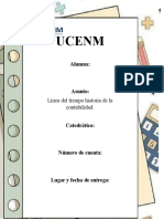 Linea de Tiempo Contabilidad