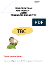 PEMBERDAYAAN MASYARAKAT UNTUK PENANGGULANGAN TBC